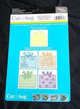 Cuttlebug Provo Craft Embossing CUT EMBOSS BEAUTIFULLY BOXED 1 Die 4 Folders