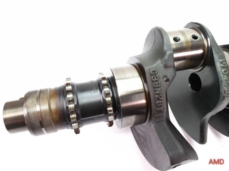 BMW 540i 740i 1997 E38 E39 M62 cigüeñal motor manivela 11211745592 Foto 2 de 4