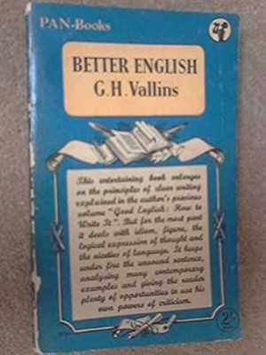 Better English Paperback George Henry Vallins