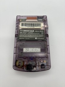 Nintendo Game Boy Color Handheld System - Atomic Purple - Tested