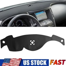 Leather Dash Mat Non-Slip Dashboard Dashmat Cover For Infiniti FX35 FX45 FX50