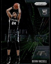 DEVIN VASSELL 2020-21 PANINI PRIZM INSTANT IMPACT RC SAN ANTONIO SPURS #17