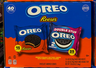 Oreo Reese s & Double Stuf Cookies Variety Pack 40Ct Packs of 2