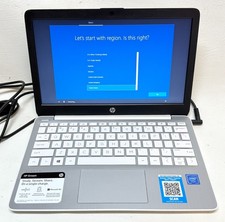 HP Stream 11-ak0035nr 11.6" Laptop Celeron N4020 4GB 32GB eMMC White Win 10
