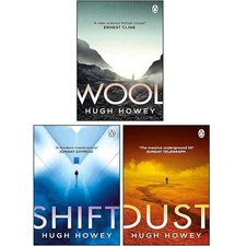Wool Trilogy 3 Books Collection Set by Hugh Howey (Wool, Shift, Dust)
