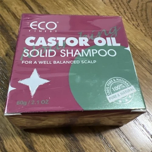 1 Eco Castor Oil Solid Shampoo Bar