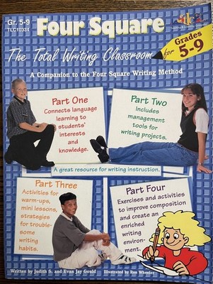 Four Square The Total Writing Classroom Gould 9781573103343 TLC Gr 5-9