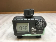 Rainpoint Sprinkler Timer 2 Outlet Water Timer for Garden Hose Programmable Used