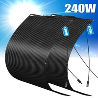 240W Solarpanel Flexible Solarmodul Mono Balkonkraftwerk Wohnmobil Solaranlage