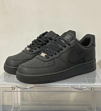 Nike Air Force 1 "Triple Black" Low Top Classic Sneakers US Size