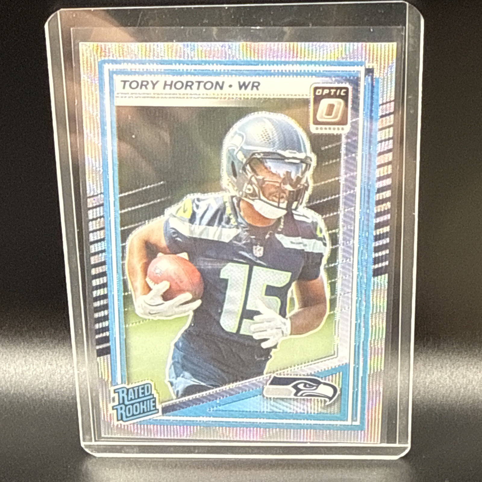 2025 Donruss Optic #295 Tory Horton Wave #/300 Seattle Seahawks Rookie