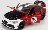 Bburago 1:18 Alfa Romeo Giulia Gtam 2020 #99 Racing 2020 - Alfa Red White