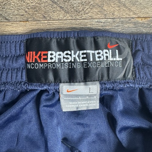 Nike Vintage Y2K Baggy Basketball Swoosh Trackpants Mens Large Silver Tag - Picture 7 of 10
