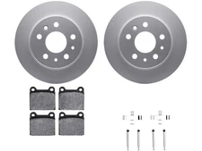 For 1984-1985 Mercedes 500SEL Brake Pad and Rotor Kit Dynamic Friction 73484GGQY