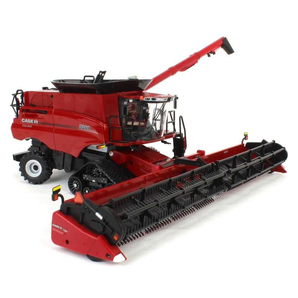 1/32 Case IH Axial-Flow 9260 Tracked Combine w/ Corn & Grain Heads ERTL ZFN44403 - Image 3 of 4