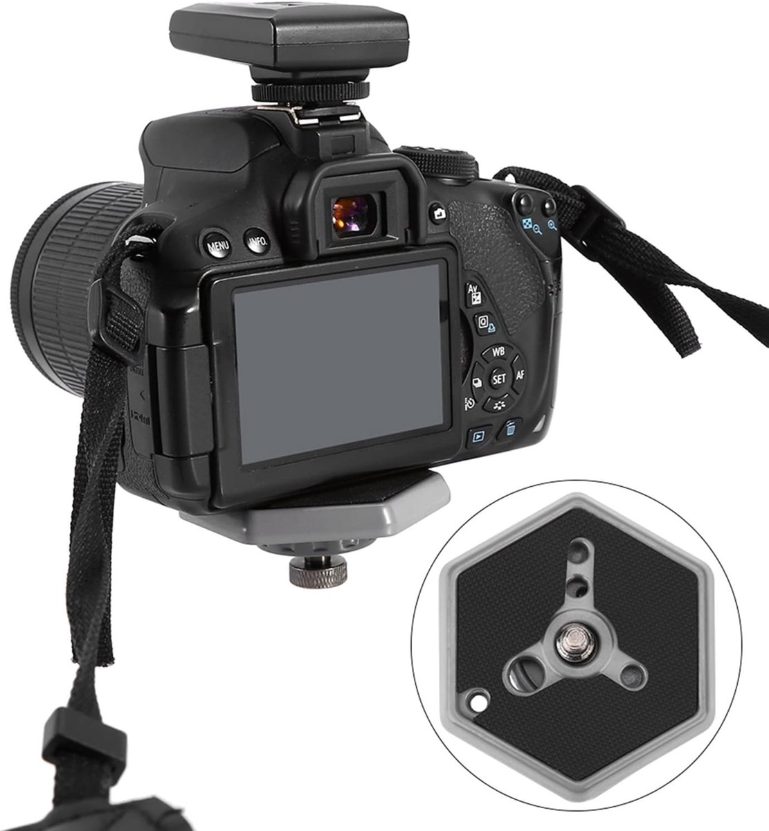 Hexagon Quick Release Plate for Tripod Camera,manfrotto bogen