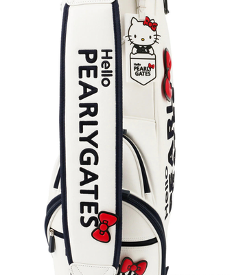 PEARLY GATES Hello Kitty Faux Leather Golf Bag 46-inch Unisex