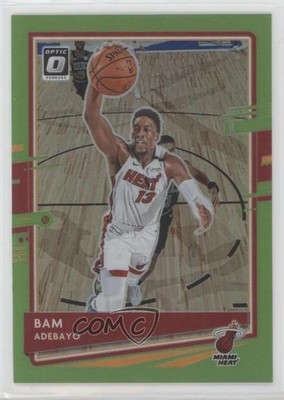 2020-21 Panini Donruss Optic Lime Green Prizm 39/149 Bam Adebayo #52 pe8