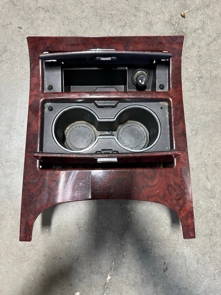 07-14 Escalade Yukon Tahoe Console Cup Holder Woodgrain OEM 23164631 GM SUV - Image 2 of 3