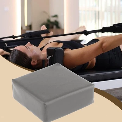Coussin de Pilates Reformer, appui-tête pour exercices à domicile, carré - Photo 1/4