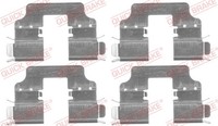 1X Quick Brake 109-1750 ZubehöRsatz Scheibenbremsbelag FüR Honda