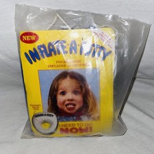 VINTAGE INFLATE-A-POTTY ON-THE-GO INFLATABLES SOFT TRAVEL POTTY TRAINING SEAT