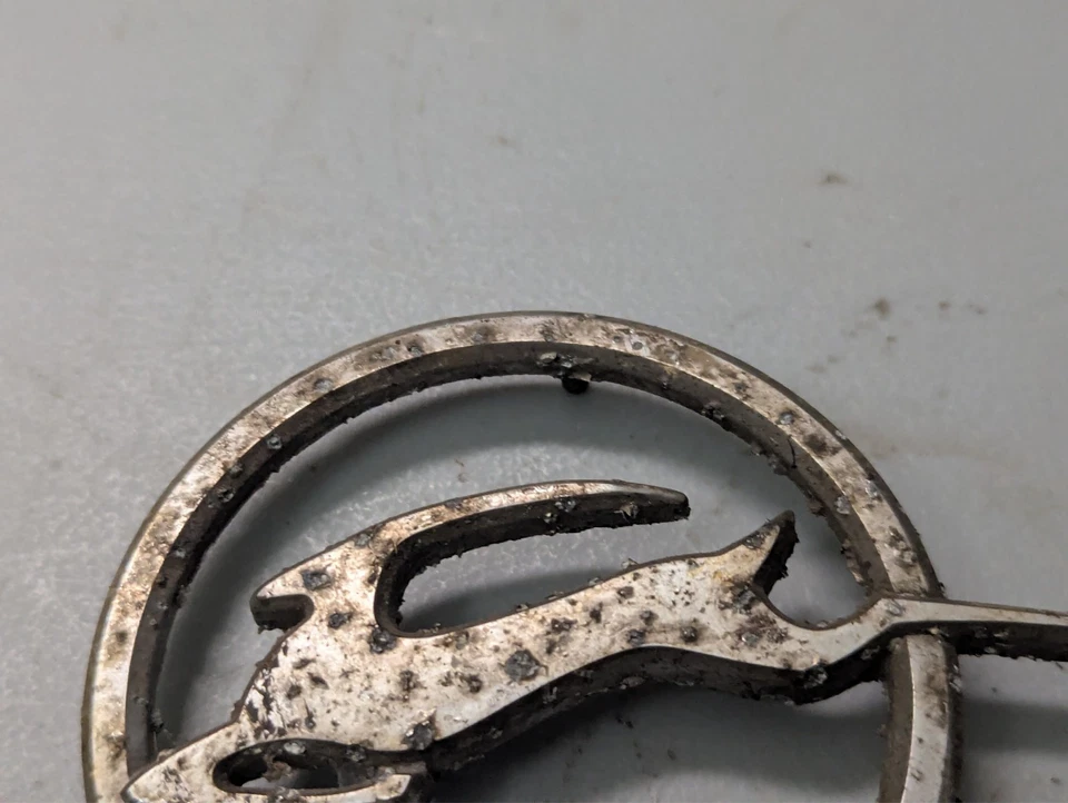 Vintage Chevrolet Impala Automobile Emblem DAMAGED 4877314 - Image 3 of 4