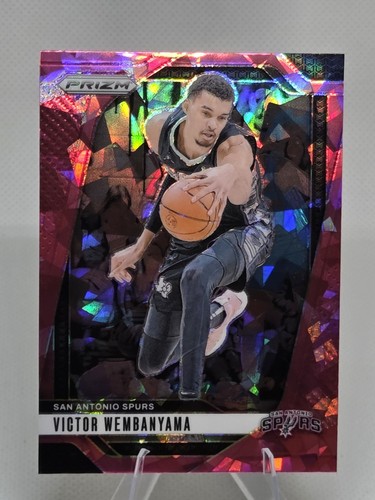 2024-25 Panini Prizm Victor Wembanyama #172 Pink Cracked Ice