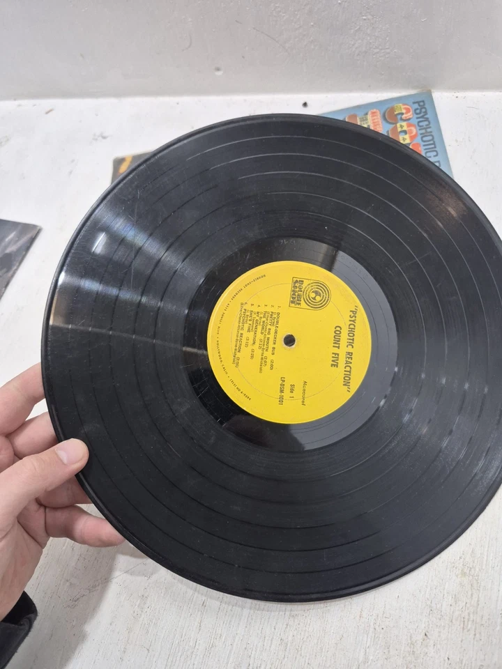 Vintage Count Five Psychotic Reaction Vinyl LP Record Album Double Shot Label Foto 2 de 3