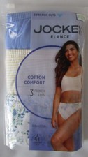 Jockey Elance French Cut 100 Cotton Underwear - Women's Size 8 - 3 Pack - New