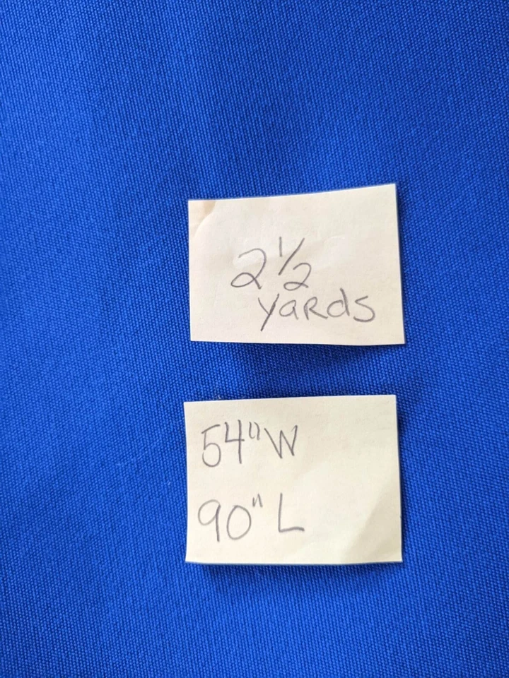 Tela Sunbrella® exterior/interior 54" sólida 2,5 yardas NUEVAS (¿Pacífico?) Azul Foto 2 de 2