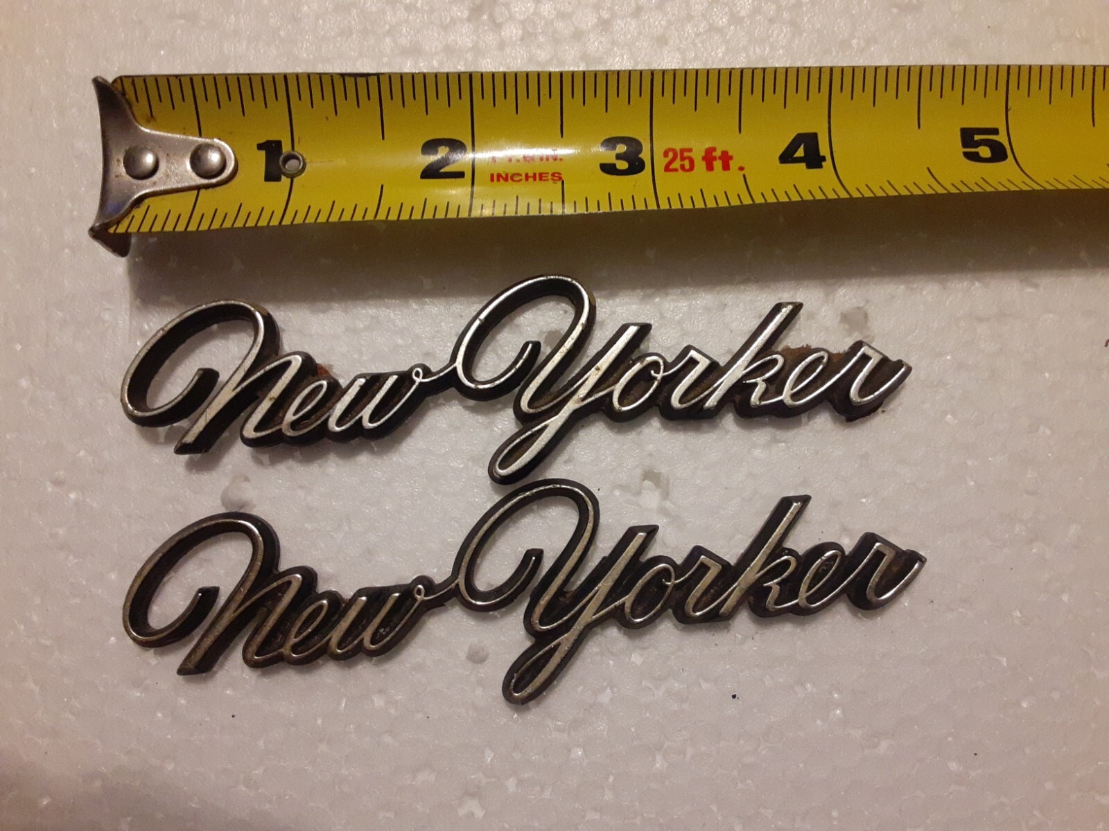CHRYSLER NEW YORKER SCRIPT EMBLEMS ORIGINAL MOPAR | eBay