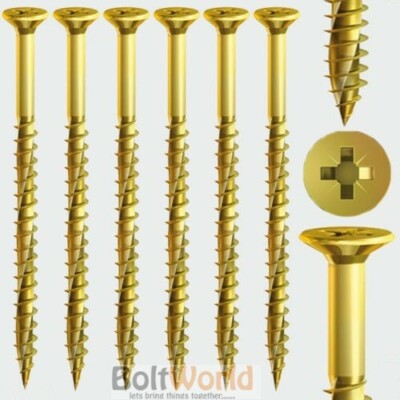M3 M3,5 TIMco VELOCITY PREMIUM SENKKOPF HOLZSCHRAUBEN POZI TWIST SCHAFT MULTIUSE