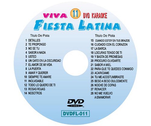 Viva Fiesta Latina Serie Karaoke DVD Band 11 Mariachi Kostenloser Versand USA - Bild 2 von 2