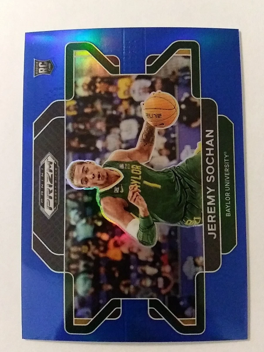 2022 Panini Prizm Draft Jeremy Sochan #'d 160/199 Blue Prizm