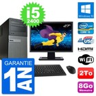 PC tour DELL 390 MT Bildschirm 27 " i5-2400 RAM 8Go Scheibe 2To HDMI Windows 10