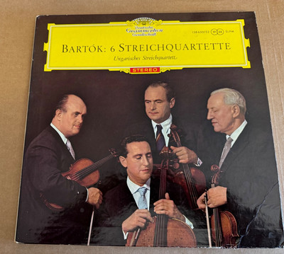 138 650/52 Bartok 6 Streichquartette Ungarisches Quartett 3 LP Satz TULPE