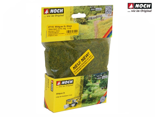 NEU in OVP NOCH 07110 Wildgras XL /"Wiese/" 12 mm 40 g Beutel
