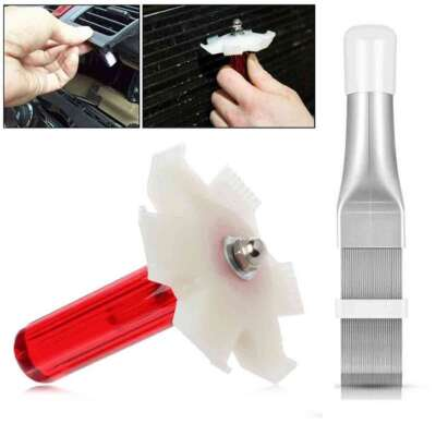 #ad Air Conditioner Fin Comb Condenser Radiator Fin Straightener Cleaner Repair Tool $7.72