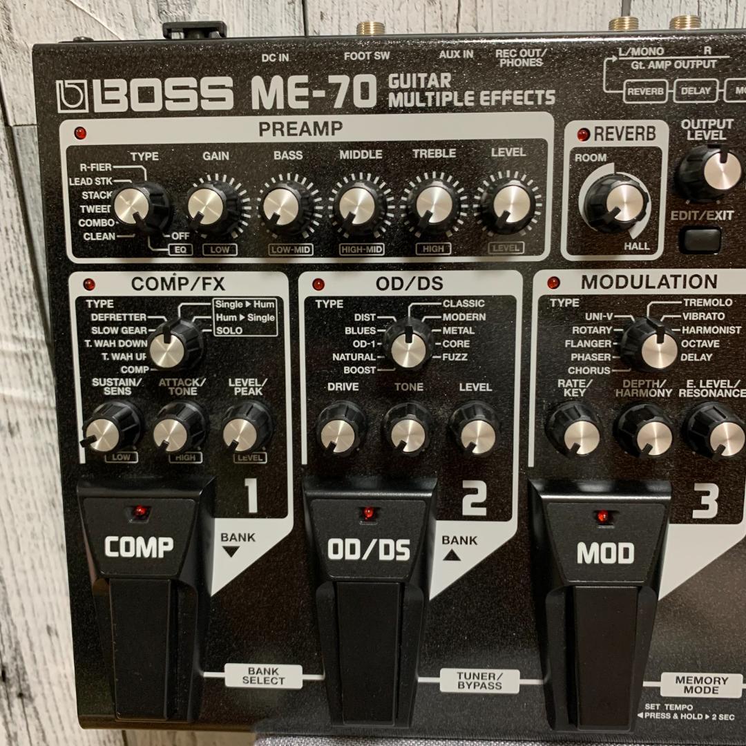 BOSS guitar multieffector ME70 box electric guitar distortion