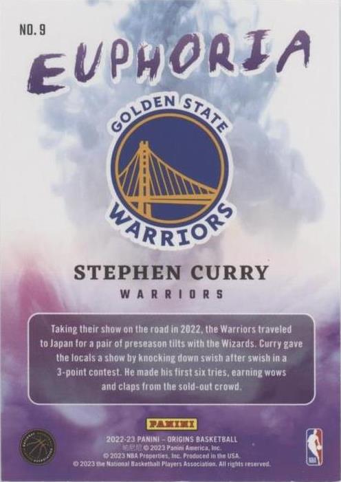 2022-23 Panini Origins - Stephen Curry #9 for sale | eBay