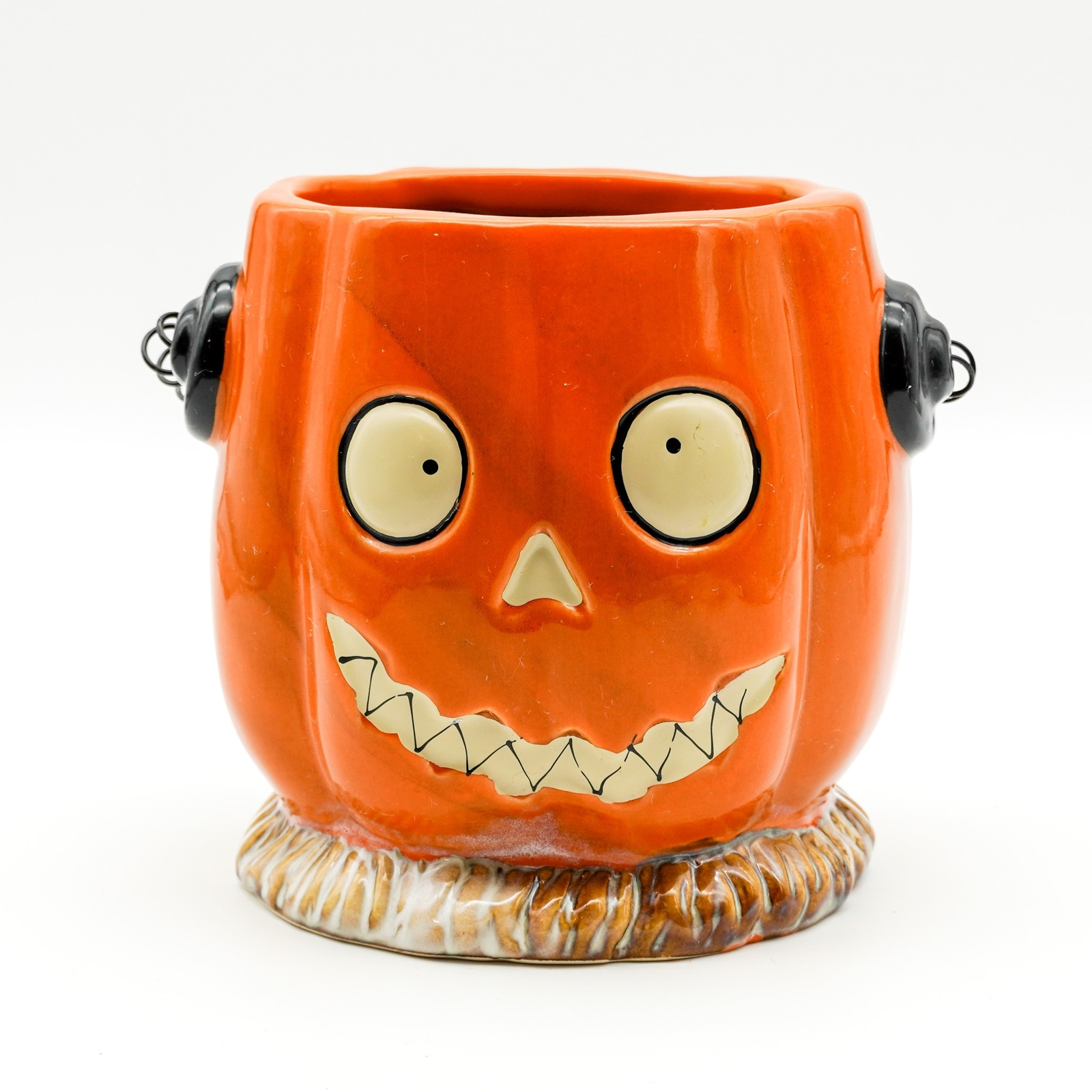 Yankee Candle JackOLantern Orange Candle Holder Pumpkin Boney Buzz