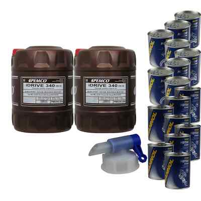 40L Motoröl PEMCO iDRIVE 340 5W-40 8xMotor Doctor+Motor Flush