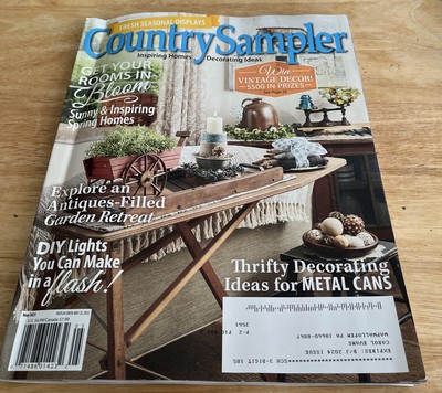 Country Sampler Magazine May 2023 Issue - DIY Spring Home Decorating Ideas
