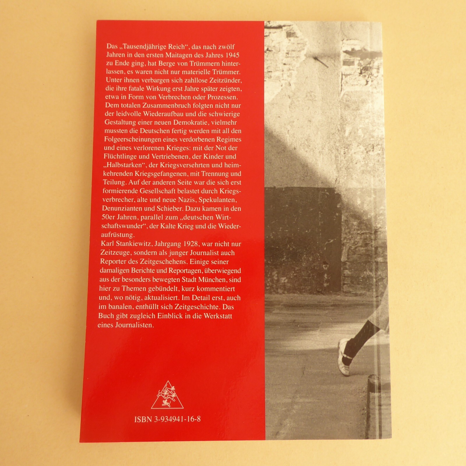 Thumbnail - Nachkriegsjahre Reportagen Von 1945 Bis 1959, Karl Stankiewitz 2006 -