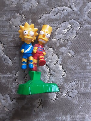 Figur Simpson Bart+ Lisa, Burger King 2001 Simpsons Matt Groening