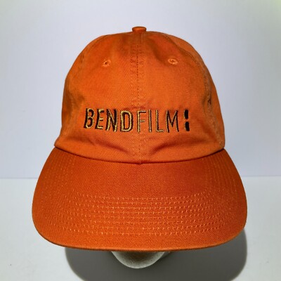 Bend Film Festival Baseball Cap Orange 100% Cotton Fahrenheit
