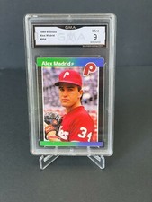 1989 Donruss Alex Madrid #604 Rookie GMA 9 Gem MT