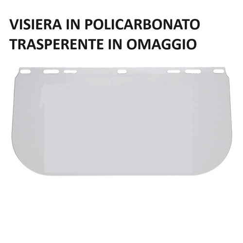 VISIERA DECESPUGLIATORE PROTETTIVA PROFESSIONALE RIBALTABILE IN RETE + OMAGGIO - Foto 2 di 4