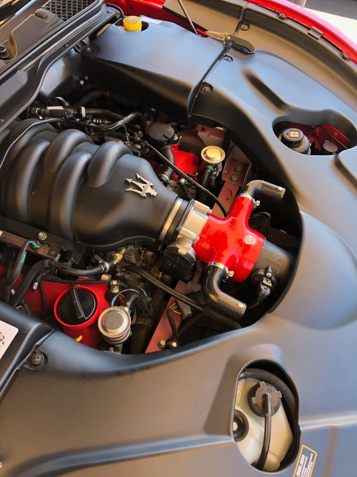 Maserati GranTurismo - QP Upgraded Air Intake + Carbon Fiber sound chamber set - Image 3 of 4